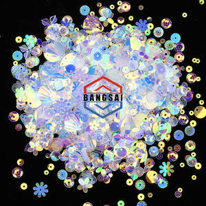 Paillettes et sequins mélangés, motifs personnalisables pour l'art DIY, la couture, la broderie, la fabrication de bijoux, la décoration de mariage et de fête - Product Image 2