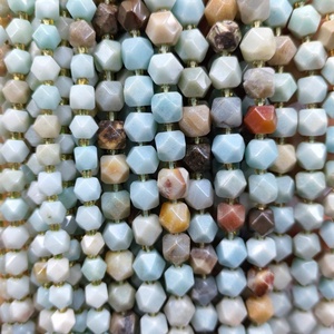 Cuentas de corte natural de Nueva tendencia para la fabricación de joyas DIY 6/8mm cuentas sueltas para collar de pulsera DIY - Product Image 1