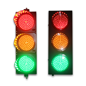 Feux de signalisation de bonne qualité 24V/220V LED rouge vert 300mm 3 feux de signalisation pour les passerelles - Product Image 6