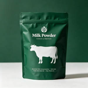 Organic Superfood Milk Powder Pouch High Barrier Matte Finish Stand up Pouch for Chia <b>Seed</b> Hemp Protein Food Packaging Bag - Product Image 1