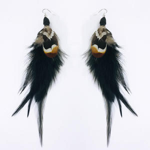 Pendientes de Pluma con Colgante Geométrico de Moda para Mujer UIONEN 2313 - Product Image 5