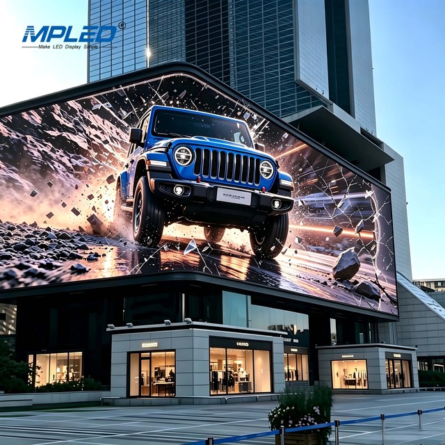 MPED Naked Eye 3D LED Display Screen Waterproof, Dustproof, Anti-corrosion P10 P8 P7.8 P6 3d Billboard Screen