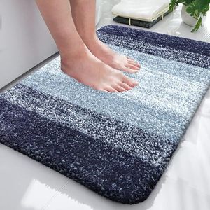 Tapis de bain Huicheng en imitation cachemire, absorbant et antidérapant, pour salle de bain, style moderne minimaliste - Product Image 2