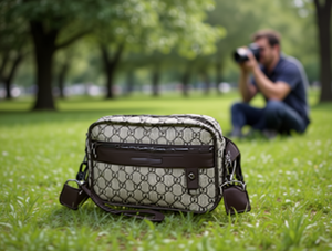 Borsa fotografica 3 in 1 da uomo in tela, stile casual, per uso fotografico - Product Image 2