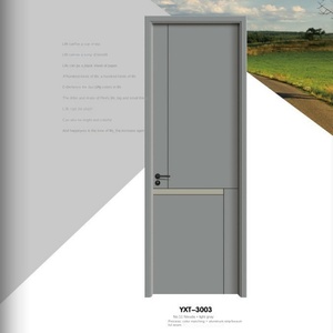 ประตูกันขโมยทาสีภายในด้วยไม้เนื้อแข็งสำหรับห้องนั่งเล่นห้องครัวและห้องโถง-กำหนดขนาดและสีได้เอง2025 - Product Image 2