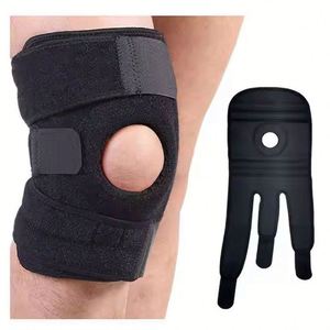 Meilleure Vente Genouillère de Compression Élastique de Protection pour le Fitness, le Football et le Sport, avec Coussinet Rotulien - Product Image 1