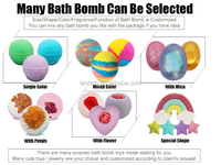 Vente en gros Ensemble effervescents pour le bain naturel Coffret cadeau pour spa hydratant aromathérapie Coffret cadeau bombe pour le bain