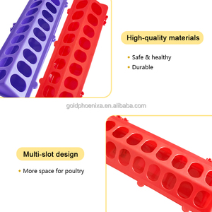 YYC Sân Sau Gia Cầm Thiết Bị Nhựa Lật <span class=keywords><strong>Top</strong></span> Dài Máng Chim Bồ Câu Trung Chuyển Chim Chick Trung Chuyển - Product Image 2