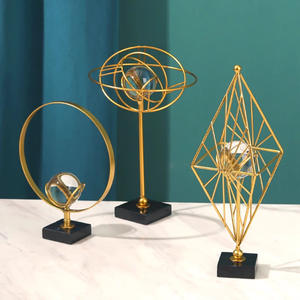 Adornos de Bola de Cristal de Estilo <span class=keywords><strong>Simple</strong></span>, Decoración Creativa y Ecológica para el Hogar, para Sala de Estar, Entrada, Mueble de <span class=keywords><strong>TV</strong></span> - Product Image 2