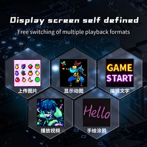 <span class=keywords><strong>Pixoo</strong></span> 64 Marco de fotos digital con 64*64 Pixel Art LED Matrix Pixel Panel Pixel Art Display Decoración del hogar - Product Image 4