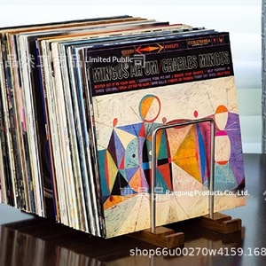 Support <span class=keywords><strong>de</strong></span> disques vinyles en bois <span class=keywords><strong>de</strong></span> pin, type sur pied, pliable, pour le rangement et la présentation <span class=keywords><strong>de</strong></span> <span class=keywords><strong>CD</strong></span> et <span class=keywords><strong>de</strong></span> LP sur le bureau - Product Image 3