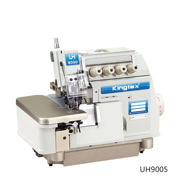 Kingtex UH9005 Ultra High Speed Overlock Sewing Machine 5 Thread Automatic Industrial Overlock Sewing Machine