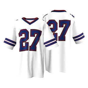 Hochwertige benutzer definierte Herren praxis Übergroße Sportarten American Football Trikot Kurzarm Lose American Football Wear - Product Image 2