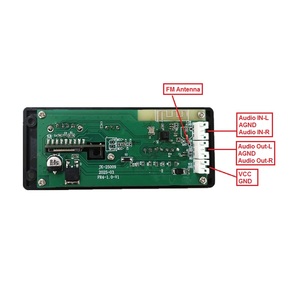 Jk25009 OEM Loa Bluetooth mp3 thẻ giải mã Máy nghe nhạc MP3 bảng mạch 12V USB Kit âm nhạc loa AUX <span class=keywords><strong>FM</strong></span> Đài phát thanh dẫn mô-đun màn hình - Product Image 4