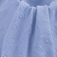 Nouvelle Offre : Tissu en Gaze de Coton Biologique 100% pour Bébé, Certifié OEKO-TEX, avec Broderie et Franges, pour Couverture, Vêtement et Textile de Maison