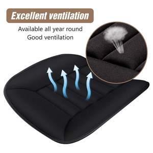 Cojín Ortopédico Universal de Cuero de Lujo para Asiento de Coche, Fabricantes de Primera Calidad, Aumenta la Altura para Conductores Bajos - Product Image 3