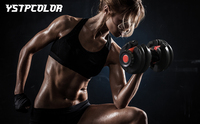 One Stop Solution Poids d'haltères Gym Heavy 40kg 24kg Ensemble d'haltères réglables en acier