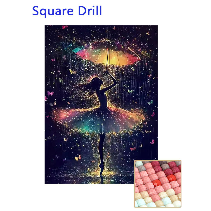 Square Drill colorful