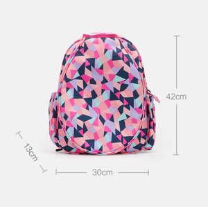 Sac à dos de raquette de badminton et de tennis pour enfants, personnalisé, mignon, imperméable, imprimé, avec rangement pour chaussures, disponible en couleurs amusantes - Product Image 2