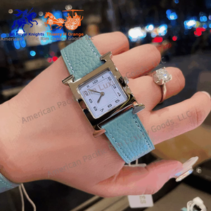 Montre à quartz pour femme H Brand Luxury 2023, nouveau design, élégante, carrée, boîtier en acier inoxydable 316L, style business, bijoux Ronda - Product Image 6