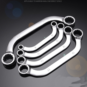 Công Cụ <span class=keywords><strong>S</strong></span>ửa Chữa Đa Chức Năng Chất Lượng Cao Carbon Thép Đôi Vòng Cờ Lê Đôi Bù Đắp <span class=keywords><strong>S</strong></span> Loại Cờ Lê - Product Image 2