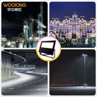 WOOJONG 10W-300W IP66 Luz de inundación Led Alta potencia Altos lúmenes Lámpara interior al aire libre Accesorio Luz Led Certificada