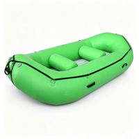 Bateau gonflable miniature de haute qualité sur mesure de 10 pieds pour la navigation en eaux vives, stable, durable, résistant à l'usure et aux UV, pour 4 personnes