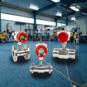 工業用水流センサーステンレススチールLCDデジタルディスプレイフランジ接続パイプライン液体コントローラメーター +/-1.5% - Product Image 3