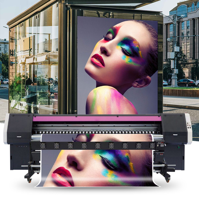 Large Format Advesting 3.2m Konica 512i Solvent Printing Machine Outdoor Inkjet Printer with Superior Quality and Nice Price