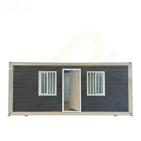 Maison conteneur pliable moderne en panneaux sandwich d'acier, pour appartement, bureau, chambre, avec conception respirante, pour usage en bâtiment de bureaux