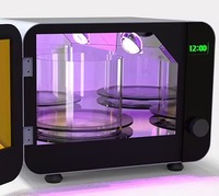 Kotak Pengerasan Resin UV NOVA3D, Ruang Pengerasan Resin Fotosensitif UV untuk Printer 3D LCD DLP