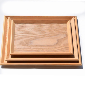 Japanese Style Solid Wood Slanted <b>Tray</b> Brown Natural Wood <b>Tea</b> <b>Tray</b> Serving <b>Tray</b> Hotel Supplies Factory Wholesale - Product Image 5