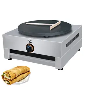 Máquina antiadherente para hacer tortitas, utensilio de cocina de 40cm, para hacer crepes de Gas, Roti