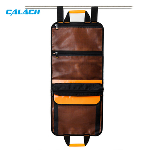 Custom Canvas Outdoor Travel Tableware Storage Bag Portable Cookware Travel <strong>Bbq</strong> Camp Hanging Roll Bag for <strong>Camping</strong> - Product Image 3