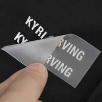 Autocollant Thermocollant en Silicone 3D avec Logo Personnalisé pour T-shirt
