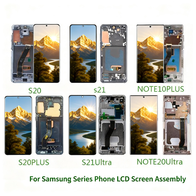 Original Note 8 10 A9 6.6" LCD Touch Screen Display Assembly 1 Year Warranty Mobile Phone Replacement Part for