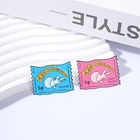 Broche en émail Chicle De Globo Mental & Tutti Frutti, motif chewing-gum rétro, style espagnol nostalgique, pour sacs et bijoux