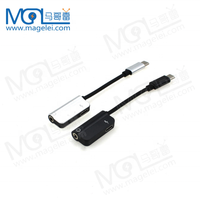 12CM USB3.1 Type C à Audio 3.5mm + Recharge 2 en 1 Écouteur Câble Adaptateur de Convertisseur