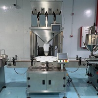 Machine électrique d'emballage, de remplissage et de scellage pour bouteilles, granulés, pots en plastique, aliments en conserve, ligne d'emballage