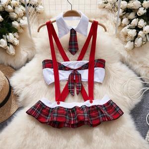 Atractivo Disfraz Erótico para Juegos de Rol, Ecológico, Transpirable, Camisola Sexy de <span class=keywords><strong>Cosplay</strong></span> con Medias Largas a Juego - Product Image 5