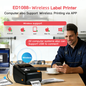 <span class=keywords><strong>Printer</strong></span> Label Thermal Mini Nirkabel Portabel dengan WiFi untuk Pencetakan Barcode & Struk, Kompatibel dengan iPhone dan <span class=keywords><strong>Laptop</strong></span> - Product Image 2