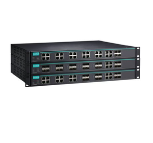 Switch Industrial Gestionado de Capa 3 Serie MOXA IKS-G6824A con Ranuras SFP Gigabit Completas y Entrada de Alimentación de Alto Voltaje Doble Aislada - Product Image 1