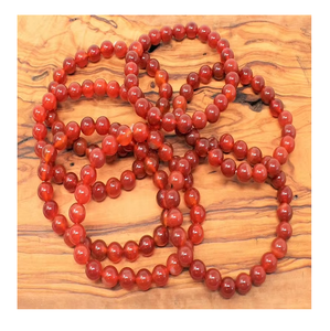 Wholesale High Quality 8mm Natural Red Carnelian Stone <b>Bracelet</b> for Women Fashion Rock Crystal Beaded <b>Bracelet</b> Carved Gemstone - Product Image 5