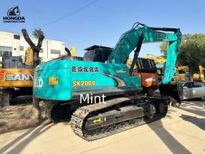 Excavadora usada KOBELCO SK200D 20TON de Japón, buenas condiciones, componentes de núcleo de bajo precio, incluye bomba de engranajes de caja de cambios de motor - Product Image 2