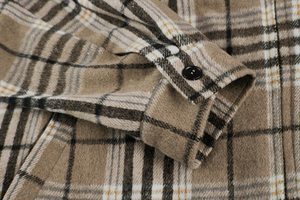 Faccia da uomo in cotone <span class=keywords><strong>verde</strong></span> con fodera in pile di poliestere Plaid invernale e <span class=keywords><strong>giacca</strong></span> <span class=keywords><strong>camicia</strong></span> di flanella calda in velluto - Product Image 6