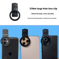 Objectif macro flexible Boshi SILK 37 mm 4K pour smartphones et appareils photo reflex numériques avec accessoires de grossissement double 30X/20X/15X