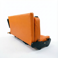 Canapé-lit universel pliable 3 places pour fourgonnette avec appuie-tête escamotable, siège de voiture inclinable pour modification de camping-car