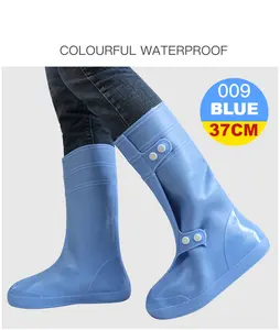 Couvre-chaussures biodégradable Offre Spéciale Imperméable réutilisable antidérapant Protège-bottes Couvre-chaussures PVC Housse de pluie