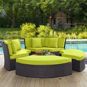 Sofá de Exterior Novo Design <span class=keywords><strong>2026</strong></span>, Estilo 2025, à Prova de Sol e Água, Conjunto de Sofá de Rattan para Sala de Estar e Pátio, Venda Quente - Product Image 4