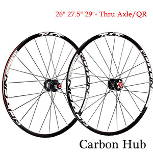 RXR — jeu de roues de bicyclette de 26/27 pouces, en moyeu de carbone, jante de bicyclette 7-11S, pneu à disque, 5/29 - Product Image 4